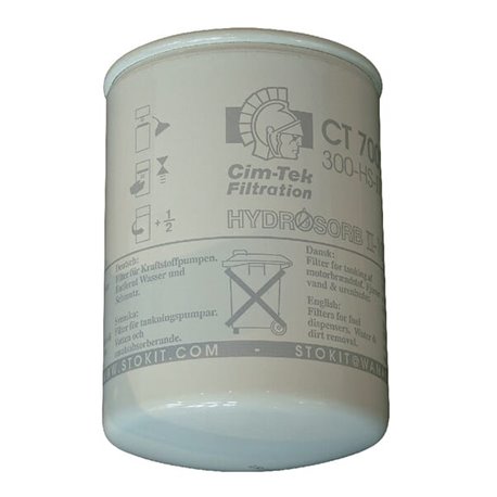 Filtr CT70064, 300HS-30 dystrybutora paliwa 1"UNF 95x137mm - 30 µm Cim-Tek