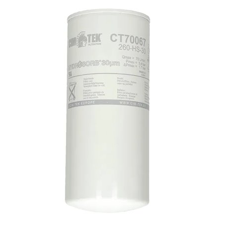 Filtr CT70067, 260HS-30 dystrybutora paliwa 1"UNF 95x220mm - 30µm Cim-Tek