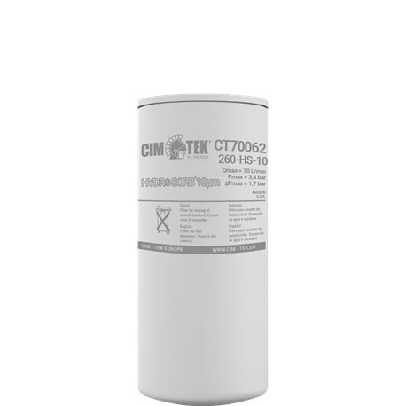 Filtr CT70062, 260Hs-10 dystrybutora paliwa Cim-Tek 8719607008204