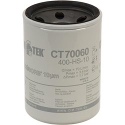 Filtr CT70015, 400-10 dystrybutora paliwa 1i1/2"UNF 95x136mm-10µm Cim-Tek