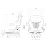 Fotel Grammer mechaniczny Compacto Basic M, MSG83/521 PCW
