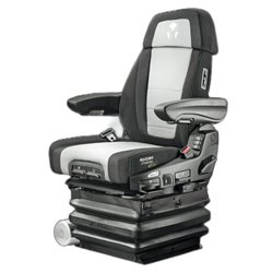 Fotel pneumatyczny Maximo XT Evolution Active 12V,  tkanina/Alkantra czarno-szare