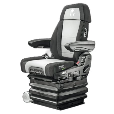 Fotel pneumatyczny Maximo XT Evolution Active 12V,  tkanina/Alkantra czarno-szare