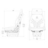 Fotel Grammer pneumatyczny Compacto Comfort W 12V, MSG93/721