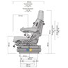 Fotel pneumatyczny Maximo XT Evolution Dynamic 12V, MSG95EL/741