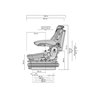 Fotel Grammer mechaniczny Maximo M, MSG85/721 tkanika czarna