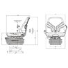 Fotel Grammer mechaniczny Compacto Basic XM, MSG283/520 PCV