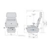 Fotel Grammer mechaniczny Compacto Basic XS, MSG283/8 PCV
