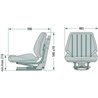 Siedzenie Grammer Vario mechaniczne, DS44/1B PCV
