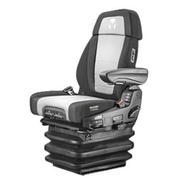 Fotel pneumatyczny Maximo XT Evolution Dynamic 12V, MSG95EL/741 tkanina/Alkantra czarno-szare