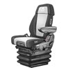 Fotel pneumatyczny Maximo XT Evolution Dynamic 12V, MSG95EL/741 tkanina/Alkantra czarno-szare