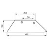 41658538409 Lemiesz 18" prawy Overum 85-384 Molbro