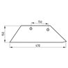 41658538309 Lemiesz 16" prawy Overum 85-383 Molbro