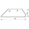 41658538109 Lemiesz 16" lewy Overum 85-381 Molbro