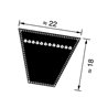 Pas klinowy 22x5000mm Ld Optibelt 4014486079654