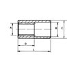 Tuleja wielowypustowa wew.Z18(Din 5480 36,2/40,6) Borelli C454-MA18LAS40X2