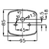 Lampa zespolona, tylna, prawa BBSK95R Geka BBSK95R