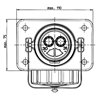 Gniazdo NATO 50mm²/168A Erich Jeger ERICH JAEGER