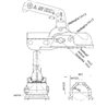 Zaczep kulowy K50 3000kg do rury fi50-51mm Winterhoff 1861337
