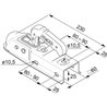 Zaczep kulowy K50 750kg profil kwadratowy 60x60mm, AK7 AL-KO 8716106747535