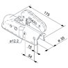 Zaczep kulowy K50 750kg do rury fi 35mm, AK 7 V PLUS -35 AL-KO 8716106760947