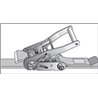Pas transportowy 50mm z napinaczem grzechotkowym i hakiem J 20 m Kramp 8716106189045