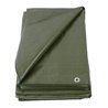 Plandeka 250 g/m² 4x6m oliwkowa PE Unbranded 8713737026251
