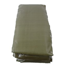 Plandeka 250 g/m² 10x12m oliwkowa PE Unbranded 8713737026503