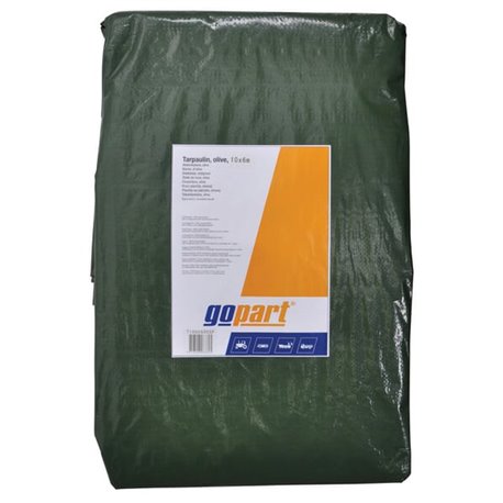 Plandeka 100 g/m² 6x5m oliwkowa gopart 8716106083800