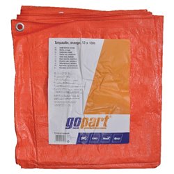 Plandeka 100 g/m² 12x10m pomarańczowa gopart 8716106136988