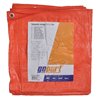 Plandeka 100 g/m² 12x10m pomarańczowa gopart 8716106136988