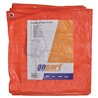 Plandeka 100 g/m² 10x8m pomarańczowa gopart 8716106136995