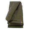 Plandeka 250 g/m² 6x8m oliwkowa PE Unbranded 8713737026350