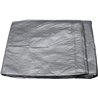 Plandeka 120 g/m² 6x10m srebrna Parol 5700037520841