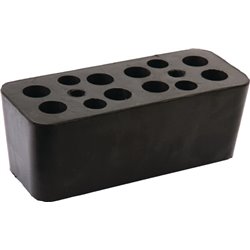 Odbojnik gumowy, 195 x 80 mm