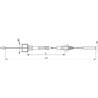 Linka hamulca 830/1055 BPW