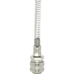Szybkozłącze NW7,2 Euro ze sprężyną zabezpieczającą przed złamaniem węża 6x8 mm