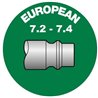 Złączka wtyk. BSP gw.zewn. 3/8"
