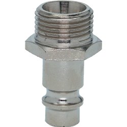 Złączka wtyk. BSP gw.zewn. 1/8"