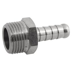 Króciec narzędziowy z gwintem na wąż, 10 mm 3/8"
