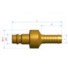 Szybkozłącze NW732 Profi  Euro 26SF BSP do węża 9mm