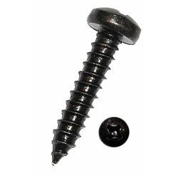 Blachowkręty 2,9x13 DIN 7981 z łbem PH czarny 100 szt. DRESSELHAUS 7981-2.9X13