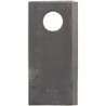 Fella 140693 Nożyk kosiarki rotacyjnej lewy 102x48x4 mm otwór Ø 19 mm okrągły pasuje do Fella