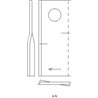 Fella 140692 Nożyk kosiarki rotacyjnej prawy 102x48x4 mm otwór Ø 19 mm okrągły pasuje do Fella