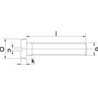Wkręt z łbem walcowym DIN84 M5x30 mm ocynk kl. 4.8 