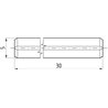 Kołek sprężysty 05x030 mm Kramp 8719493117431