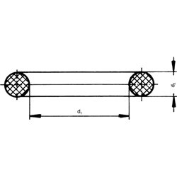 O ring, ISO3601 8970803704 Wabco 4057875266716