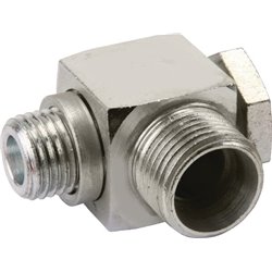 Przyłącze 90 stopni, gwint przyłącza M18x1,5-gwint złącza 22x1,5 -15L Voss 242S15LM18