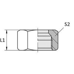 Nakrętka M45x2 35L MV35L Voss MV35L