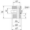 Przyłącze B, 22x1,5-16x1,5-10L